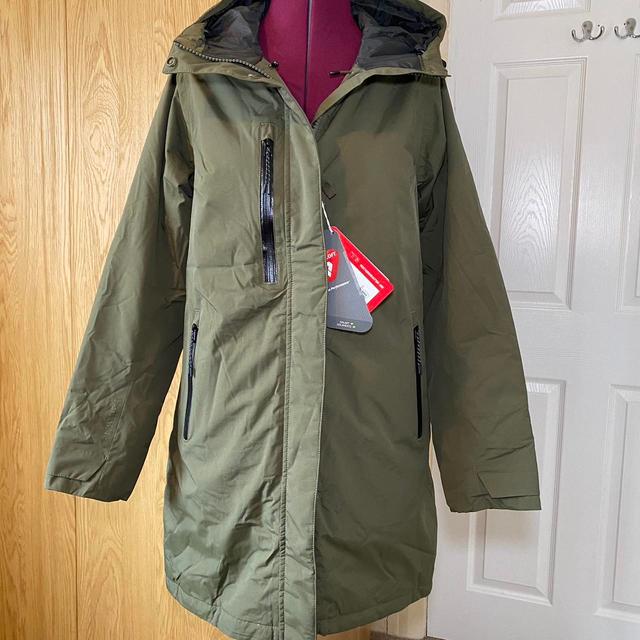 Helly Hansen Women's Parka - Khaki - XS on Productcaster.