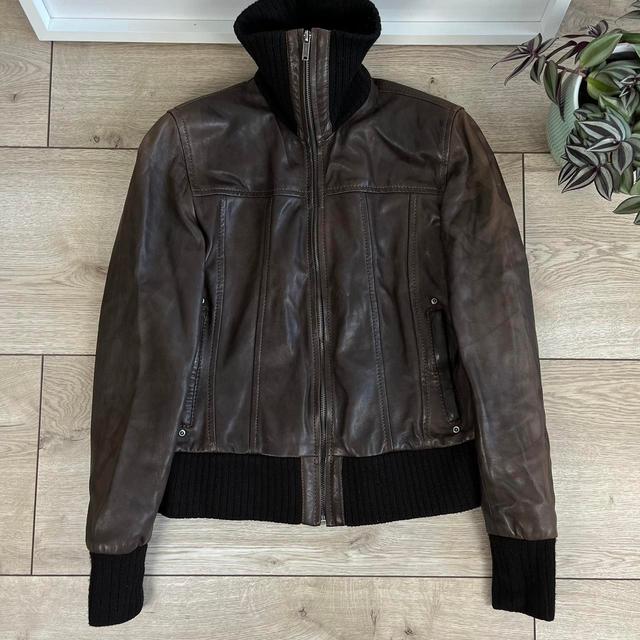 American Vintage Women's Bomber Jacket - Brown - UK 12 on Productcaster.