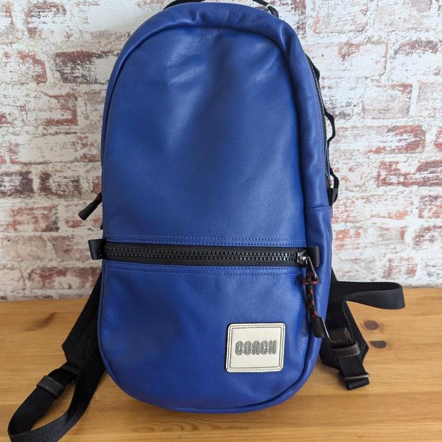 Coach Men's Backpacks - Blue on Productcaster.