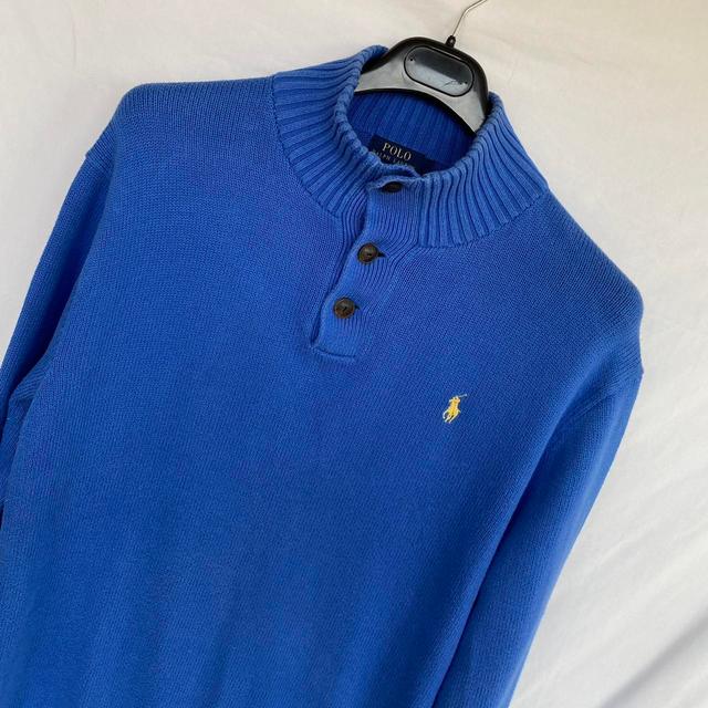 Ralph Lauren Men's Jumper - Blue - L on Productcaster.