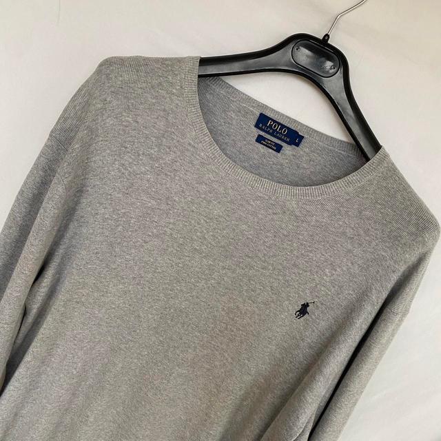 Ralph Lauren Men's Jumper - Grey - L on Productcaster.