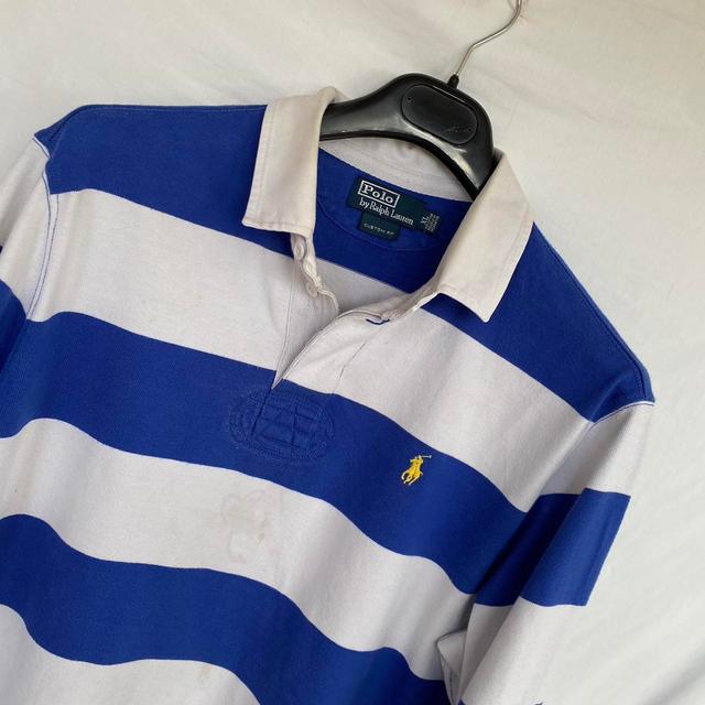 Ralph Lauren Men's Polo shirt - Blue - XL on Productcaster.