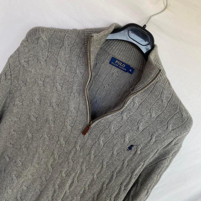 Ralph Lauren Men's Jumper - Grey - XL on Productcaster.