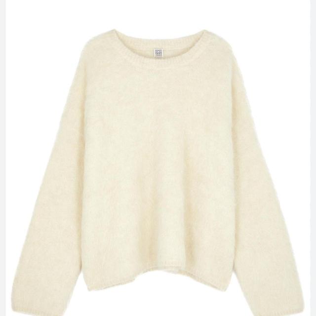 Totême Women's Jumper - Cream/White - 12 on Productcaster.