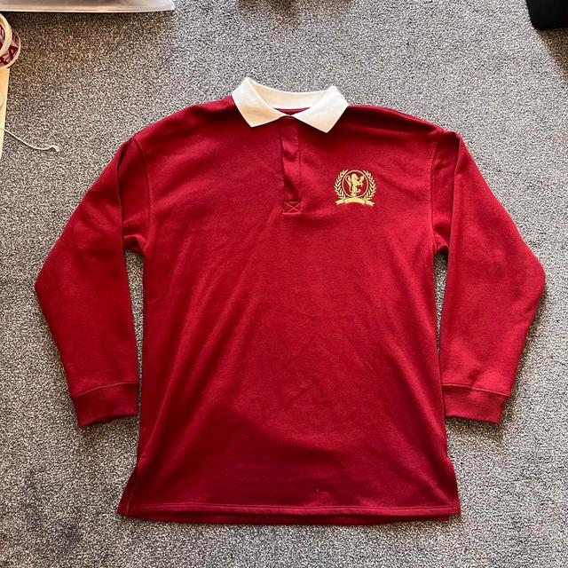 H&M Women's Polo shirt - Burgundy - XS on Productcaster.