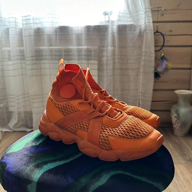 H&M Men's Trainers - Orange - UK 7.5 on Productcaster.