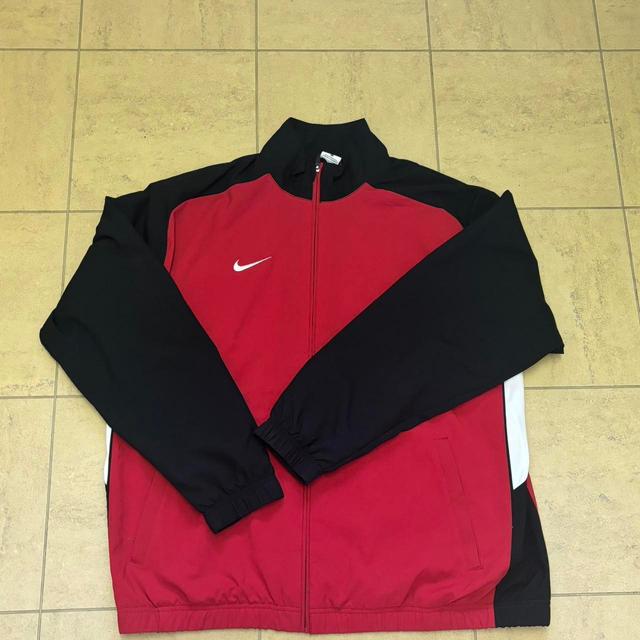 Nike Men's Windbreaker Jacket - Red - XL on Productcaster.