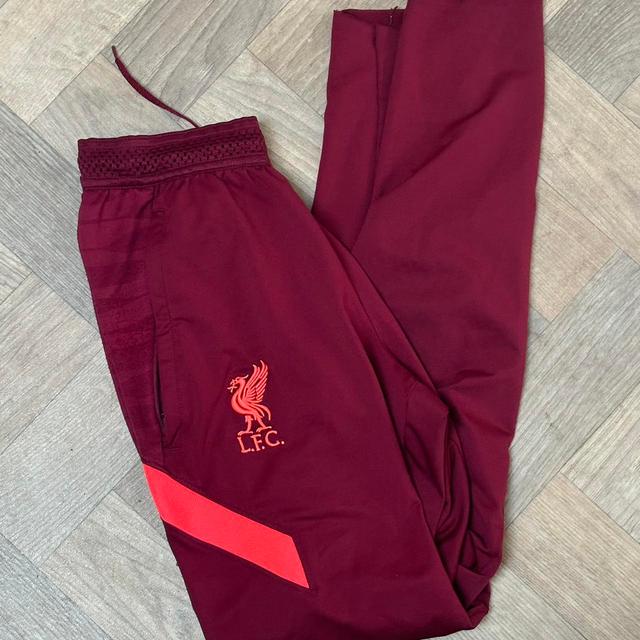 Liverpool F.C. Men's Sweatpants - Burgundy/Red - XS on Productcaster.