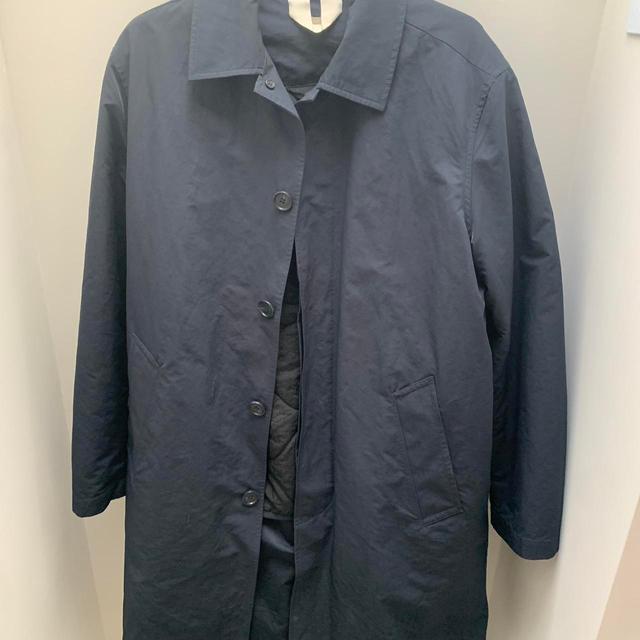 Arket Men's Coat - Navy/Black - M on Productcaster.