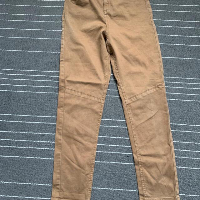 H&M Men's Skinny Trousers - Tan/Brown - XS on Productcaster.