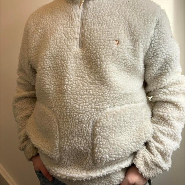 Farah Men's Jumper - Cream/White - M on Productcaster.