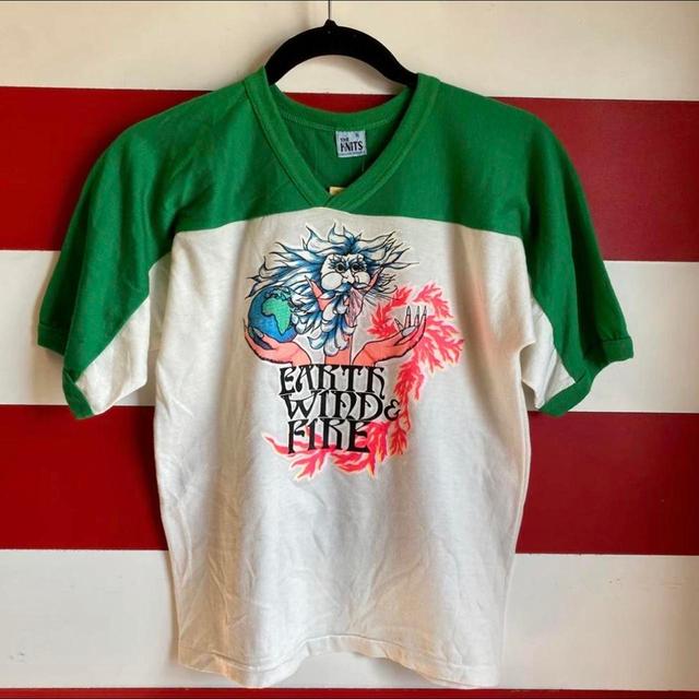 Vintage Women's T-shirt - Green - S on Productcaster.