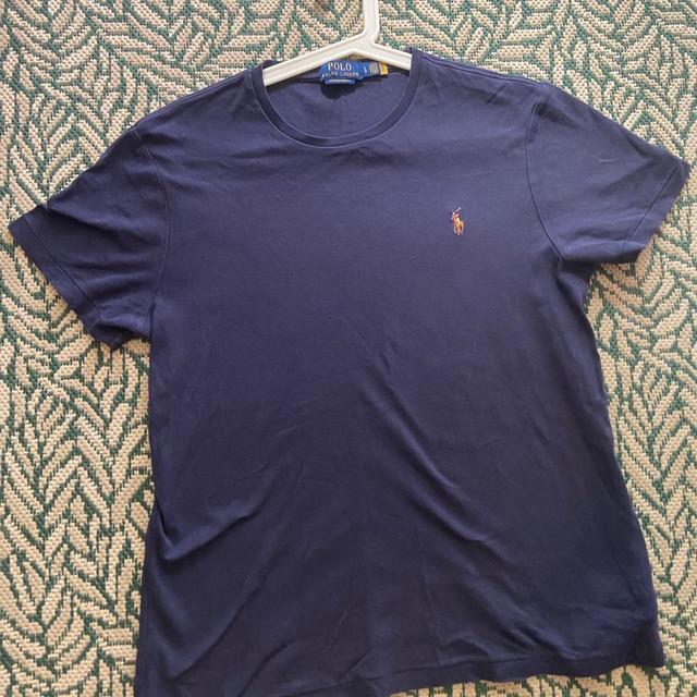 Ralph Lauren Men's T-shirt - Navy - L on Productcaster.