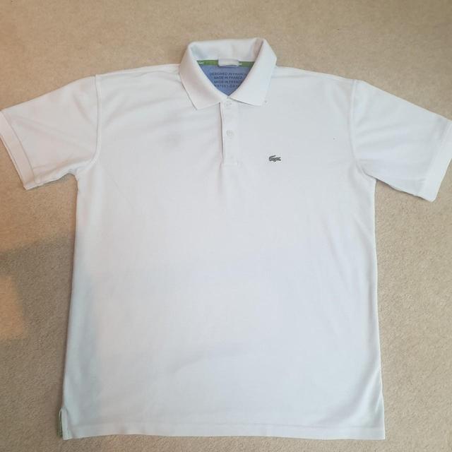 Lacoste Men's Polo shirt - White - XL on Productcaster.