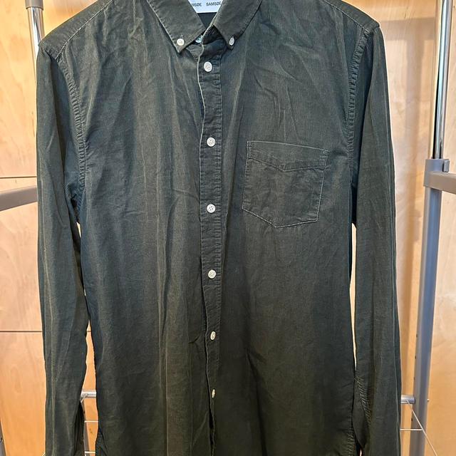 Samsøe Samsøe Men's Shirt - Green - L on Productcaster.