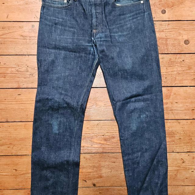 A.P.C. Men's Jeans - Navy/Blue - 32" on Productcaster.