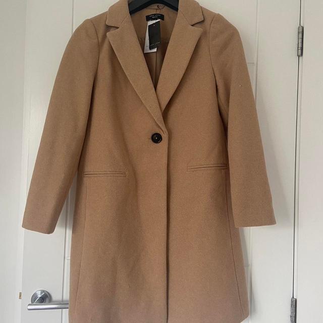 New Look Petite Women's Coat - Tan - UK 6 on Productcaster.