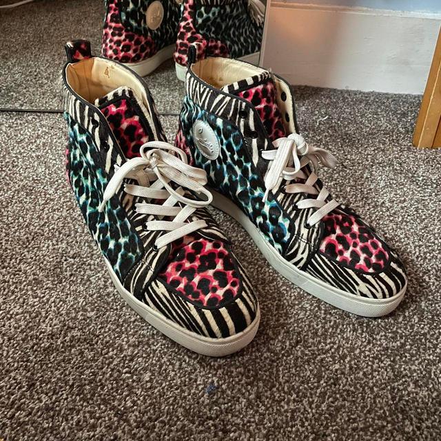 Christian Louboutin Men's Trainers - Black/Multi - UK 11 on Productcaster.