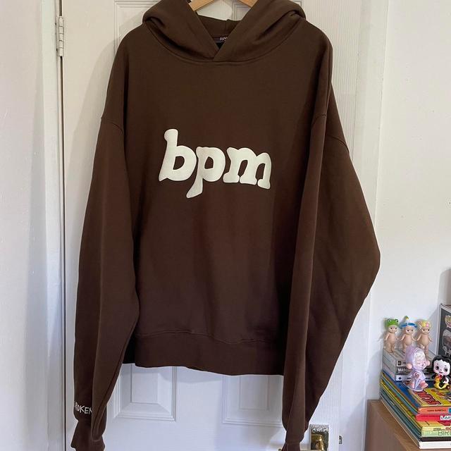 Broken Planet Men's Hoodie - Brown/Multi - XL on Productcaster.