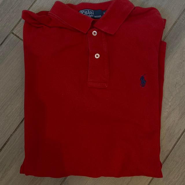 Polo Ralph Lauren Men's Polo shirt - Red - M on Productcaster.