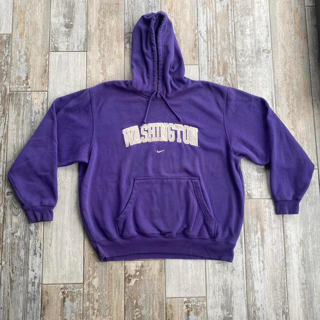 Nike Men's Hoodie - Purple - L on Productcaster.