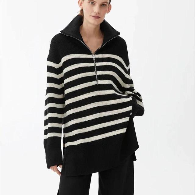 Arket Women's Jumper - Black/Multi - XS on Productcaster.