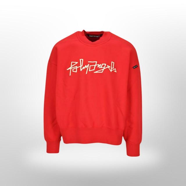 Palm Angels Men's Sweatshirt - Red - XXL on Productcaster.