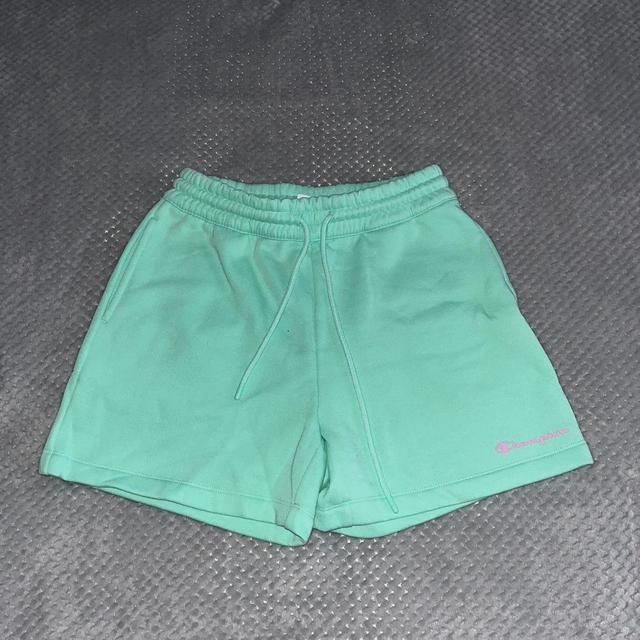 Champion Women's Shorts - Green - UK 8 on Productcaster.