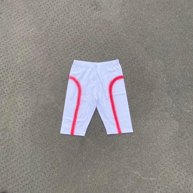 Custom Women's Shorts - White/Red - UK 8 on Productcaster.