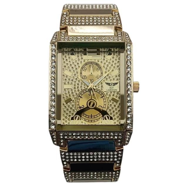 Men's Analogue Watch - Gold/Multi on Productcaster.