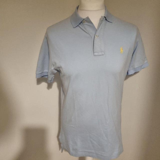 Vintage Men's Polo shirt - Blue - S on Productcaster.