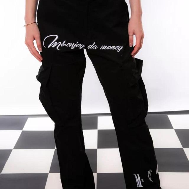 Women's Cargo Trousers - Black - S on Productcaster.