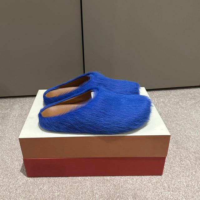 Marni Women's Slides - Blue - UK 7 on Productcaster.