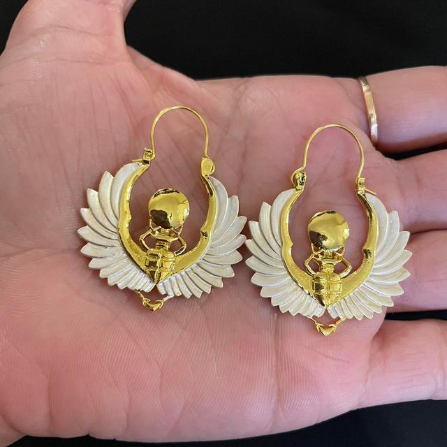 Vintage Supply Women's Earrings - Gold on Productcaster.