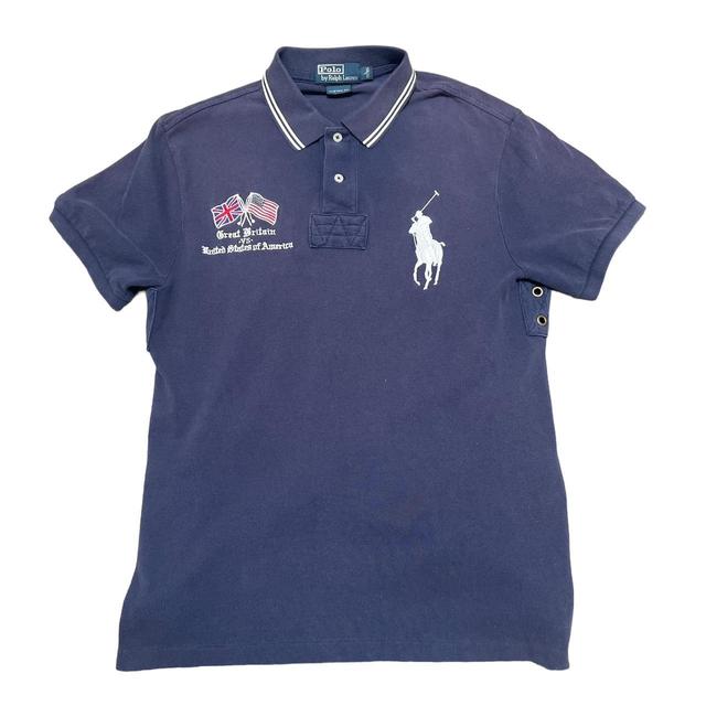 Polo Ralph Lauren Men's Polo shirt - Navy - L on Productcaster.