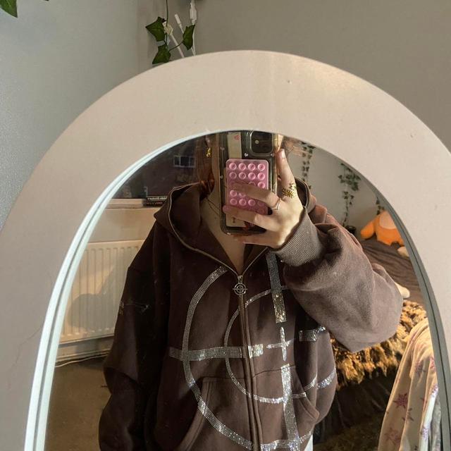 Named Collective Women's Hoodie - Brown/Tan - S on Productcaster.