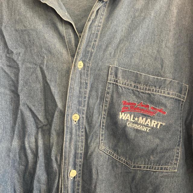 Walmart Men's Shirt - Blue - M on Productcaster.