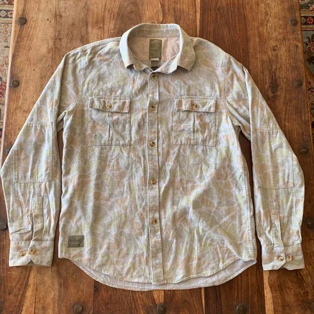 Stüssy Men's Shirt - Cream - L on Productcaster.