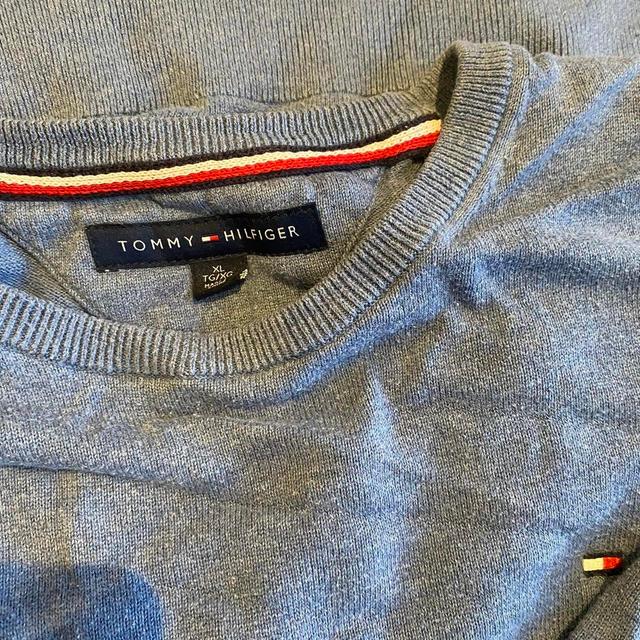 Tommy Hilfiger Women's Sweatshirt - Blue/Grey - XL on Productcaster.