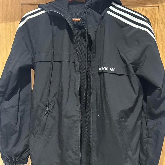 Adidas Men's Windbreaker Jacket - Black - XS on Productcaster.