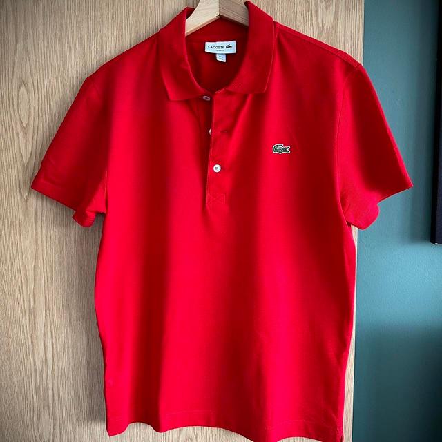 Lacoste Men's Polo shirt - Red - S on Productcaster.