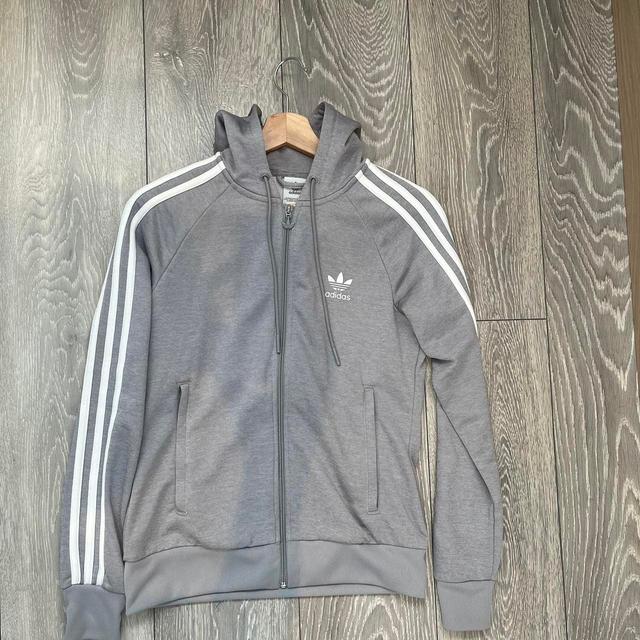 Adidas Originals Women's Hoodie - Grey - 10 on Productcaster.