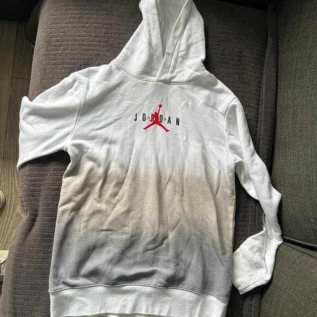 Jordan Men's Hoodie - White/Grey - S on Productcaster.