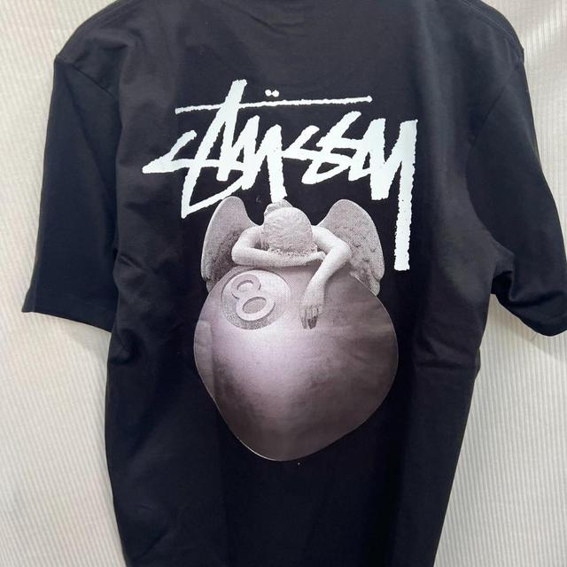 Stüssy Men's T-shirt - Black - M on Productcaster.