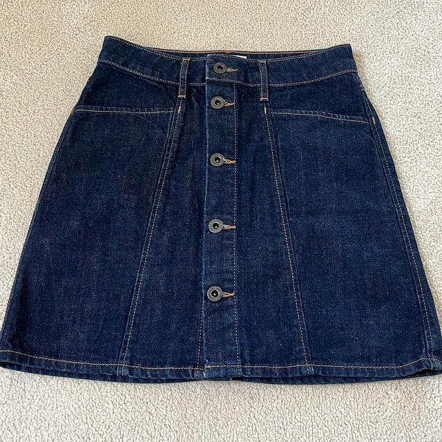 Jack Wills Women's Skirt - Navy/Blue - UK 6 on Productcaster.