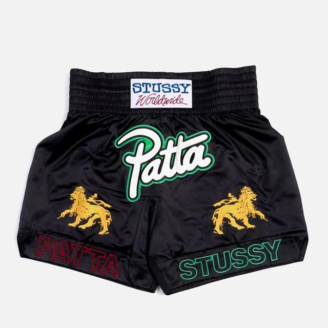 Stüssy Men's Shorts - Black/Multi - S on Productcaster.