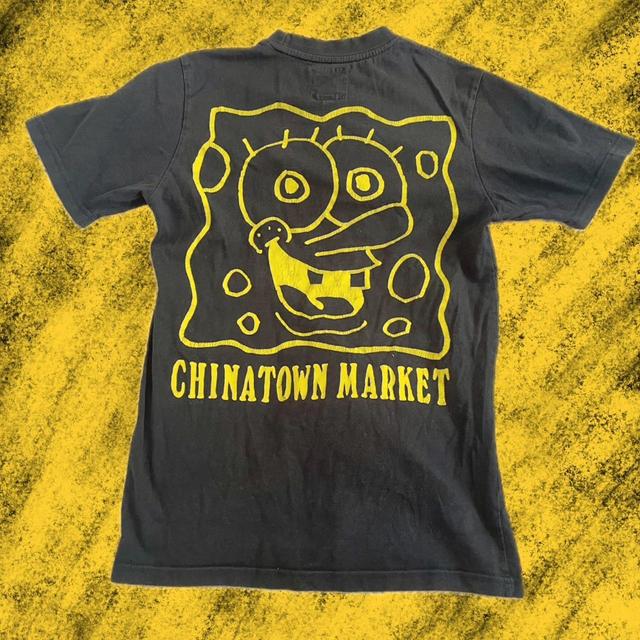 Chinatown Market Men's T-shirt - Black/Yellow - S on Productcaster.