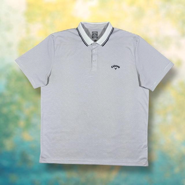 Callaway Men's Polo shirt - White/Blue - XXL on Productcaster.