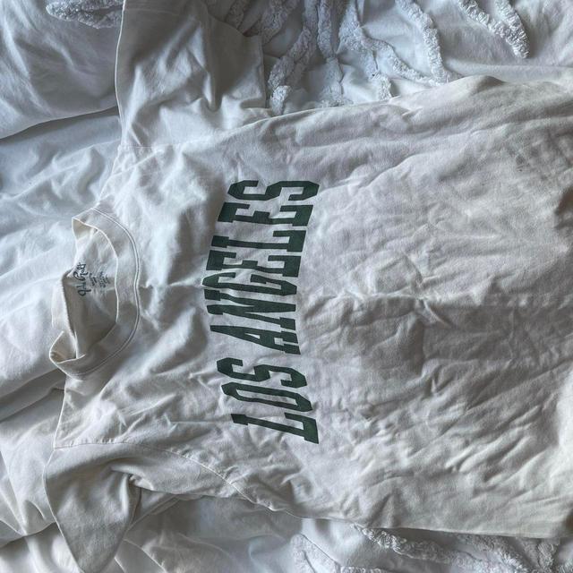 Brandy Melville Women's T-shirt - White/Cream - One size on Productcaster.