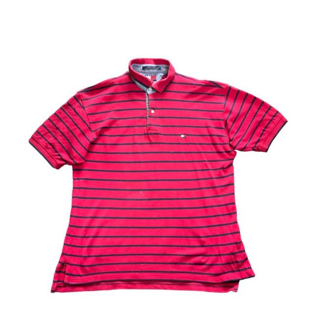 Tommy Hilfiger Men's Polo shirt - Red - M on Productcaster.